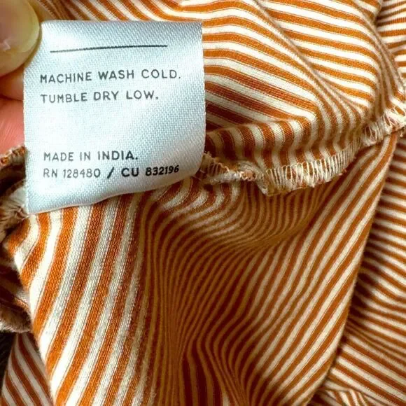 Pact Striped Mini Skirt Size M - Picture 9 of 9